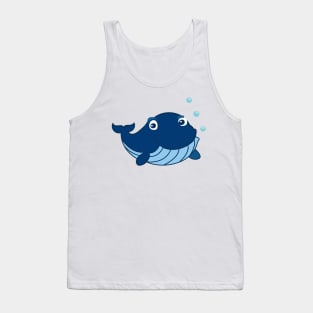 Cute Blue Whale Tank Top